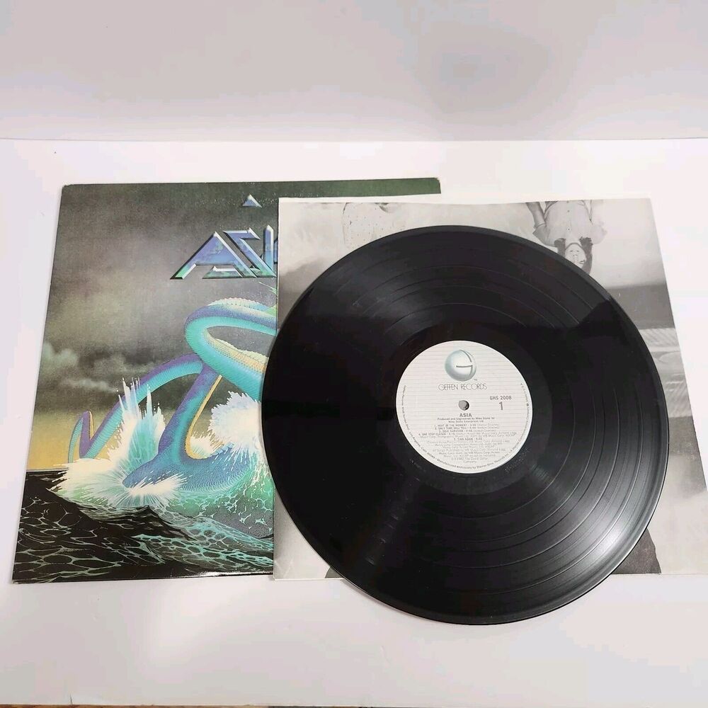 ASIA " Self Titled" Vinyl Record LP Geffen Records GHS 2008 (VG)